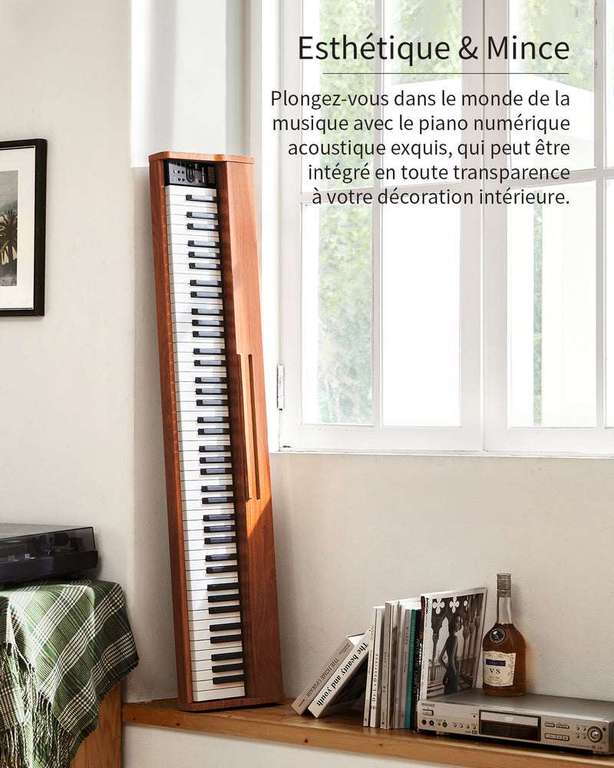Piano Numérique Donner DEP1S 88 Touches, SemiLesté, Style Bois — free download
