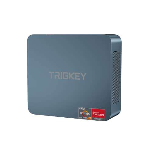 Mini PC Trigkey Speed S5 - Ryzen 7 5800H, RAM 16 Go, SSD NVMe 500 Go, WiFi 6, 2x HDMI 4K, 3x USB 3.2 Gen2, W11 Pro (Vendeur tiers)