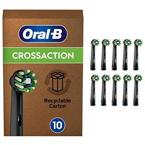 Pack de 10 brossettes Oral-B Cross Action Clean Maximiser - Édition Noire