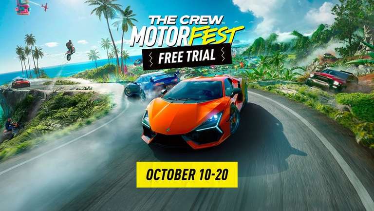 Essai gratuit de 5h sur The Crew Motorfest sur PC, Xbox One et Series, et PS4/PS5 (du 10 au 20 octobre 2023)