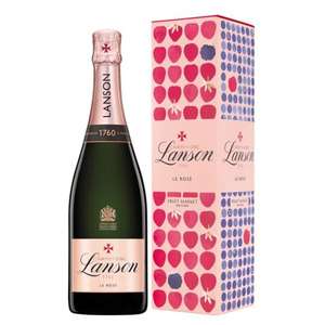 Sélection de champagne en promotion - Ex: 1 Bouteille de Lanson rosé (via 10€ en bon d'achat)