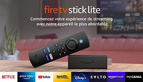 Sélection de Lecteurs multimédia Fire TV Stick - Ex : Version Lite avec Alexa à 19,99€, classique à 22.99€, 4K à 27,99€, 4K Max à 36,99€