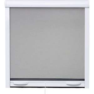 Moustiquaire de fenêtre en aluminium laqué blanc - L125 x H145 cm