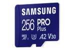 Carte Mémoire Micro SDXC Samsung Pro Plus (MB-MD256SA/EU) - 256 Go + Adaptateur SD inclus