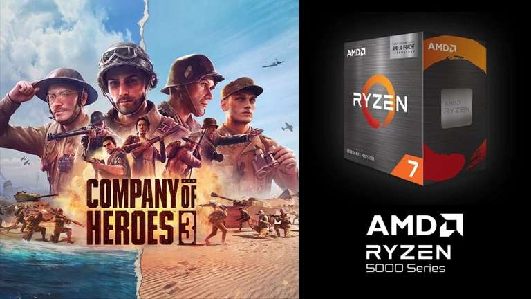 Company of Heroes 3 sur PC offert pour l’achat d'un processeur AMD Ryzen 5000 parmi une sélection (Dématérialisé)
