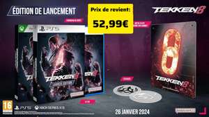 Tekken 8 Édition Launch sur PS5 ou Xbox Series X (+10€ si compte adhérent Fnac+)