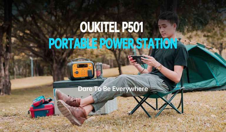 Station électrique portable Oukitel P501 - 500W (Entrepôt Europe)