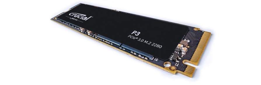 Crucial – disque dur SSD NVMe P5 Plus/P3 Plus, PCIe 4.0 et P3/P2