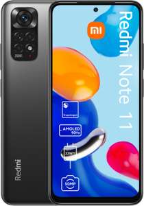 Smartphone 6.43" Xiaomi Redmi Note 11 - full hD+ Amoled 90 Hz, SnapDragon 680, 4 Go de RAM, 128 Go, NFC, bleu ou noir (entrepôt FR)