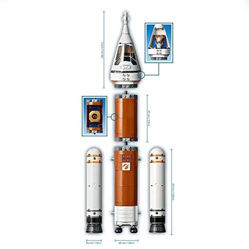 Jouet Lego-City La fusée spatiale et sa station de lancement 60228