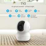 Caméra de Surveillance WiFi Intérieure 360° EZVIZ TY2 (Vendeur Tiers)