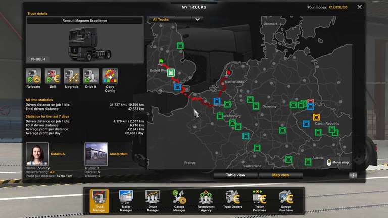 Jeu Euro Truck Simulator 2 sur PC (dématérialisé - steam)
