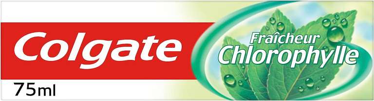 Dentifrice Colgate Fraîcheur Chlorophylle avec formule au Fluor et au Calcium - 75 ml (Via coupon & Prévoyez et Économisez)