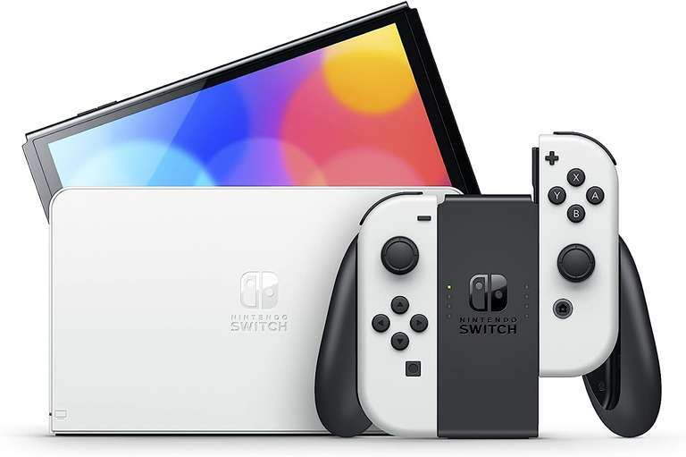 Console Nintendo Switch OLED Blanche ( + 15.50€ en RP )
