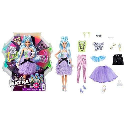 Poupée Barbie GYJ69 Extra Doll + accessoires