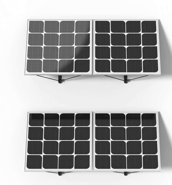 Kit panneaux solaires Beem - 300W, Fixation au Mur ou Sol (beemenergy.fr)