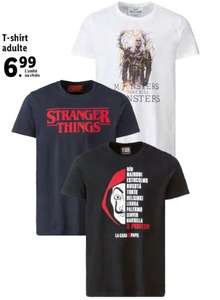 Sélection de Produits sous Licence - Ex: T-Shirt Stranger Things, The Witcher ou Casa de Papel