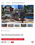 Bus Driving Simulator 22 sur Nintendo Switch (Dématérialisé - eShop US)
