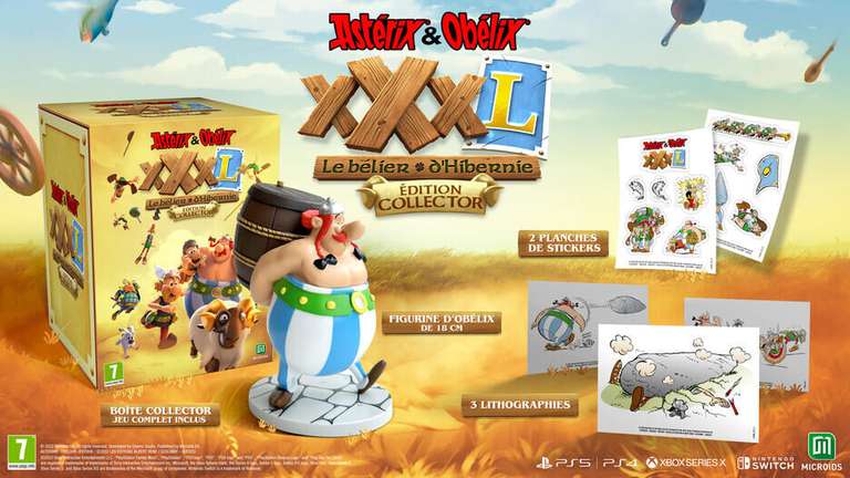 Asterix & Obelix xxxl le bélier d'hibernie Edition Collector sur PS4