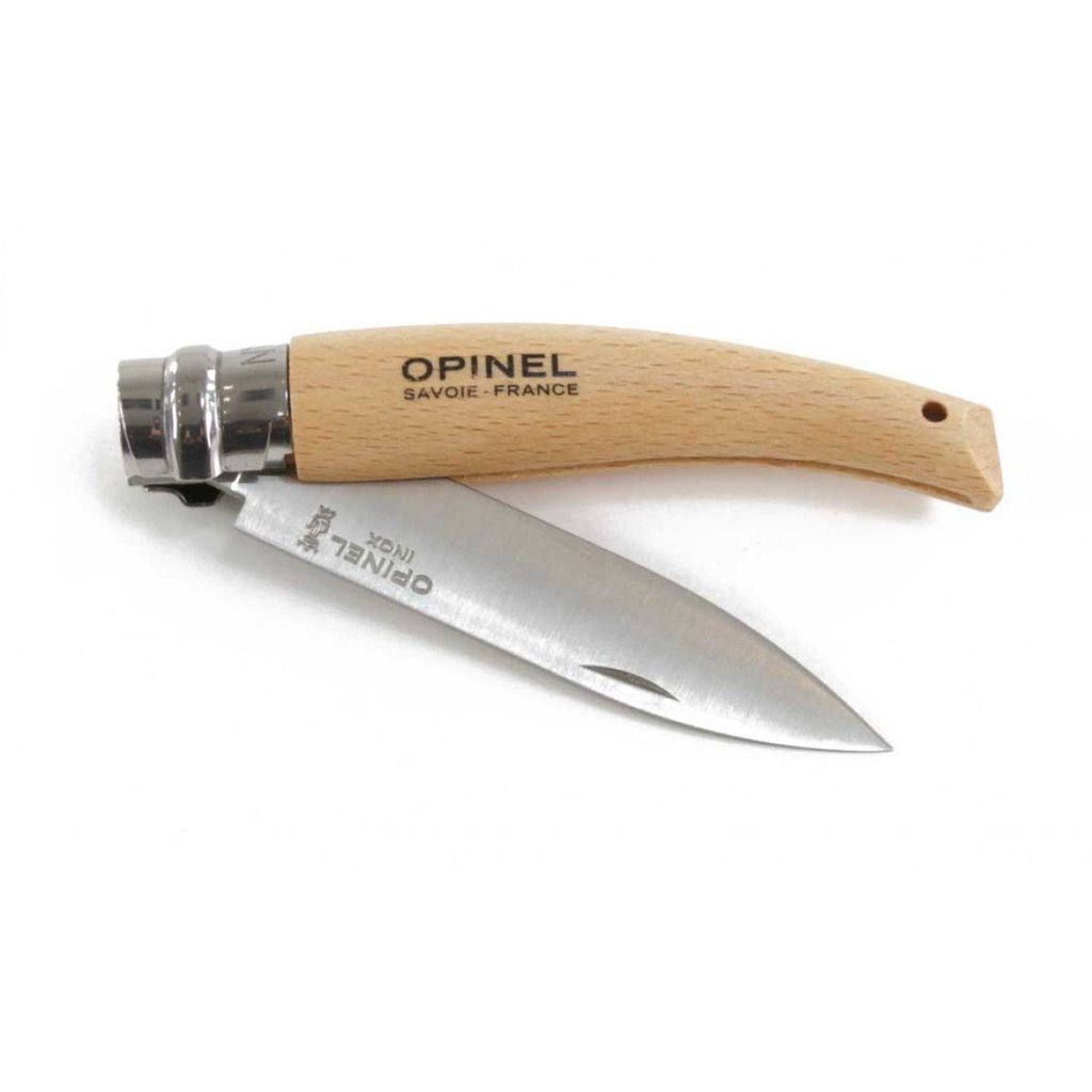 Couteau de poche Opinel 254123 - En bois de hêtre, 9cm