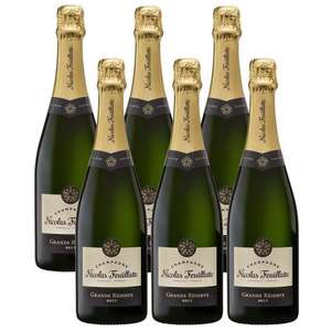 6 Bouteilles de Champagne Nicolas Feuillatte Grande Réserve - 6 x 75 cl