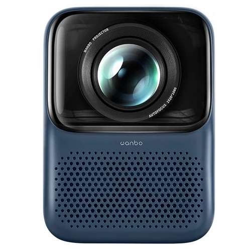 Vidéoprojecteur Wanbo T2 Max New (nouvelle version) + mini trépied - 1080P, 450 ANSI, Auto-focus, bleu nuit ou blanc