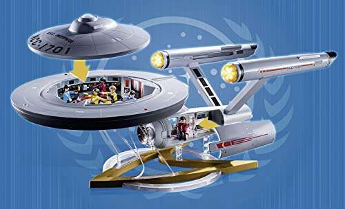 Playmobil Star Trek - U.S.S. Enterprise NCC-1701 (70548) + Personnages & Accessoires Inclus