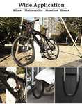 Antivol vélo/moto Qhou avec code - Chaîne en acier, Longueur 60 cm, Poids 400g (Via coupon)