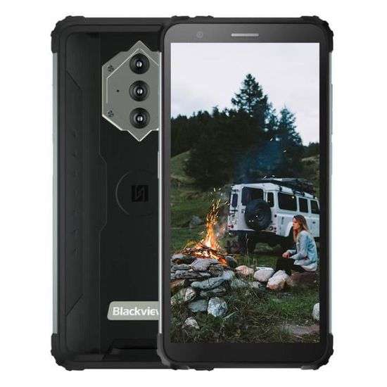 Smartphone 5.7" Blackview BV6600 Pro - Caméra thermique FLIR, 64 Go, 4Go RAM, 8580mAh, IP68 (Vendeur tiers)