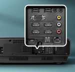 Vidéoprojecteur Laser TV home cinéma Hisense 120L5F-A12 + écran (Via ODR de 500€)