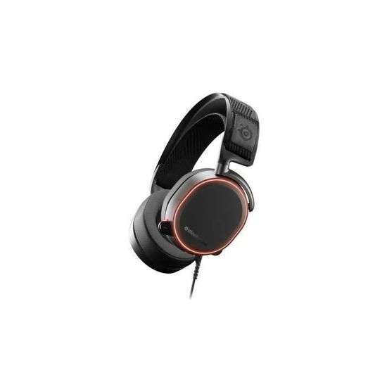 Casque-Micro gaming filaire SteelSeries Arctis Pro - DTS Headphone:X v2.0, Rétroéclairage RGB, Noir (+ 5% à cagnotter pour les CDAV)