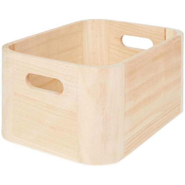 Boîte de rangement en bois - 24 x 17 x 11 cm
