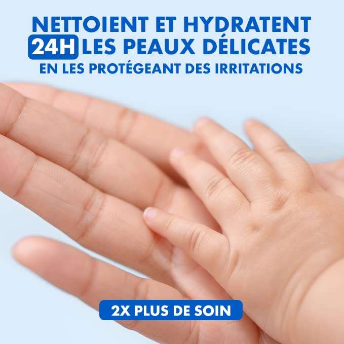 [Prime] Lot de 12 paquets de lingettes bébé Mixa Béb au Lait de toilette - 12x72 Lingettes (Vendeur Monoprix) - Montpellier (34)