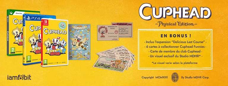Cuphead Physical Edition sur Nintendo Switch (Via coupon)