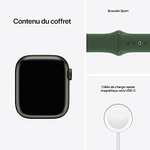 Montre connectée Apple Watch Series 7 (GPS + Cellular) - 41mm, Bracelet Sport trèfle (Occasion - Très bon état)