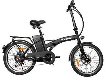Vélo à assistance électrique pliable Velair Work (250 W, noir) - via retrait dans quelques magasins