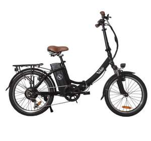 Vélo électrique pliable 20'' Velair - Shimano 6 Vitesses, Freins à patins, Autonomie 60 km, Cadre aluminium - Noir
