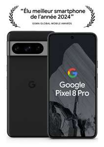 Smartphone Google Pixel 8 Pro - Noir, 128Go (via 150€ bonus de reprise)