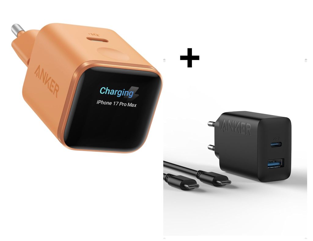 Chargeur USB-C Anker - 45W + Chargeur Rapide USB-C 20W offert (Via remise au panier - Vendeur tiers)