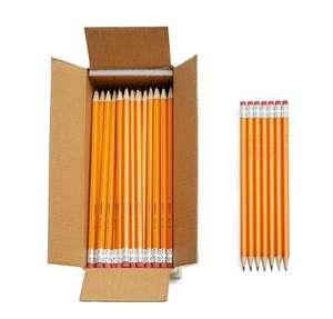 Boîte de 150 Crayons à Papier Amazon Basics - Prétaillés, HB n°2, gris (via Prévoyez Économisez)
