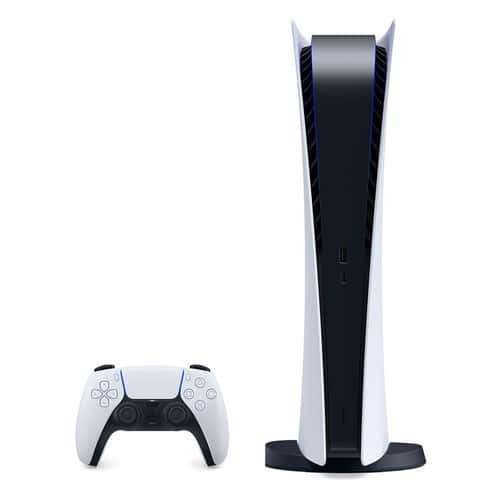 Console Sony PlayStation 5 (PS5) - Edition Digitale (+ 21€ en Rakuten Points) - Vendeur Carrefour