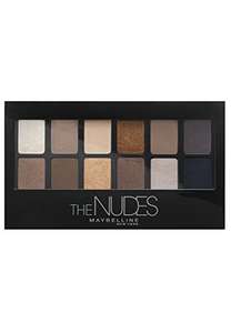 Palette Fards à Paupières Maybelline New York The Nudes – 12 couleurs (6,84€ via abonnement)
