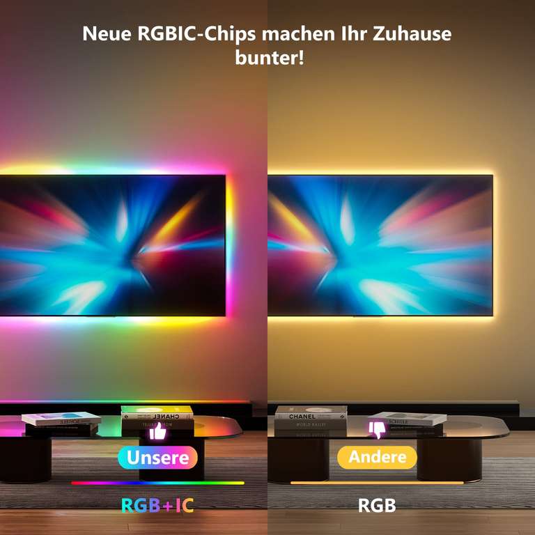 [Prime] Ruban LED Néon 3m VOCOlinc RGBIC - Compatible Homekit/Alexa/Google (Vendeur tiers - via coupon)