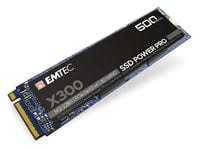 SSD interne M.2 NVMe Emtec X300 Power Pro - 500 Go