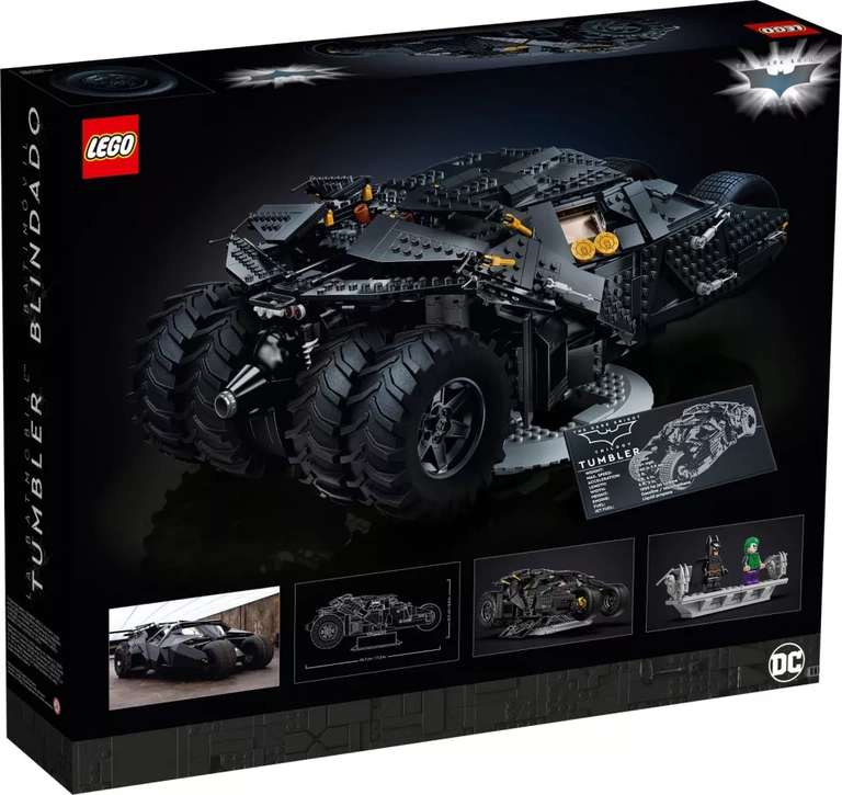 Jeu de construction Lego DC Batman (76240) - La Batmobile Tumbler