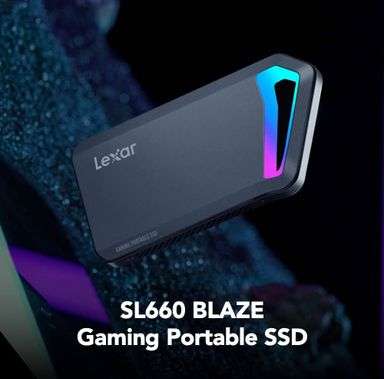 SSD Portable de jeu Lexar SL660 BLAZE, 512 Go
