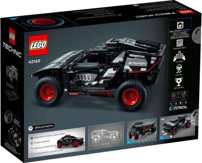 Lego Technic télécommandé Audi RS Q e-tron 42160 (via 46€ sur carte fidélité)