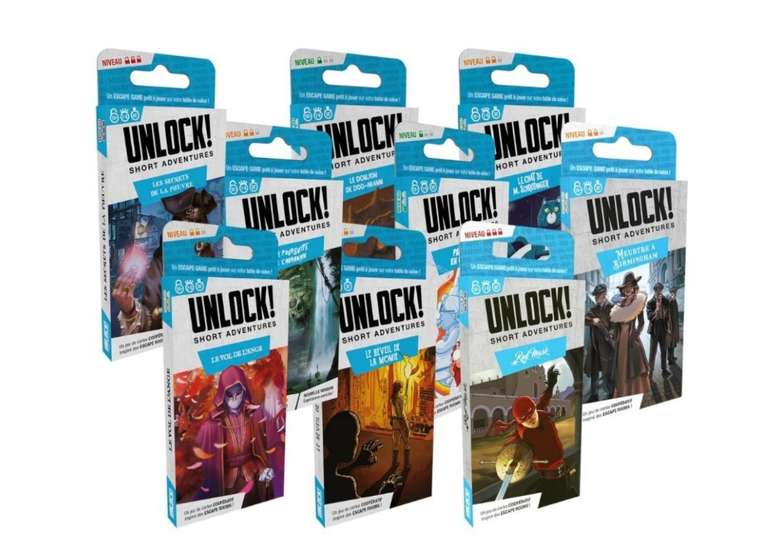 Unlock! Short Adventures : Pack de 9 Scénarios