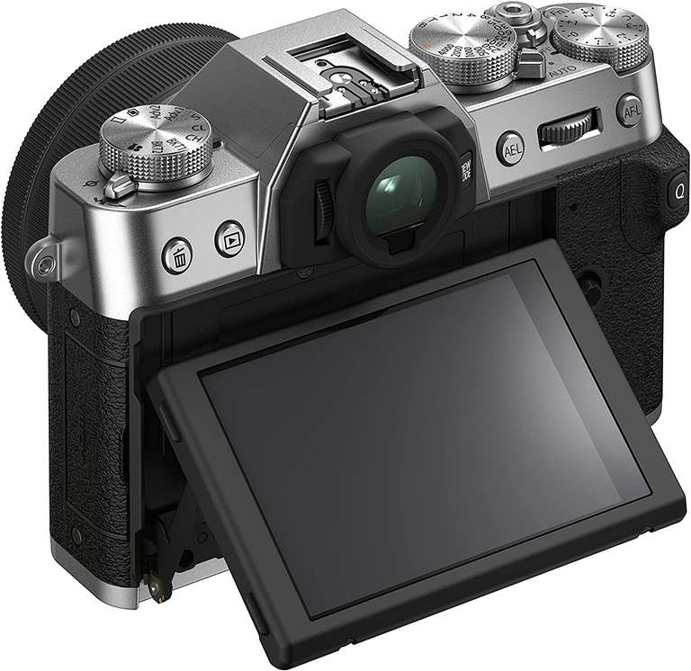Pack Appareil Photo Hybride Numérique Fujifilm XT-30 II Silver + Objectif XC 15-45mm f/3.5-5.6 OIS PZ + 2ème Batterie + Carte SD 32 Go Pro