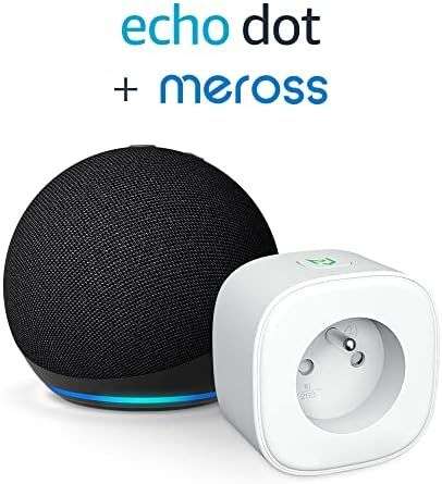 Enceinte connectée  Echo Dot 5 (2022) - Bluetooth & Wi-Fi, Alexa +  Ampoule connectée Sengled ou Prise Connectée Meross –